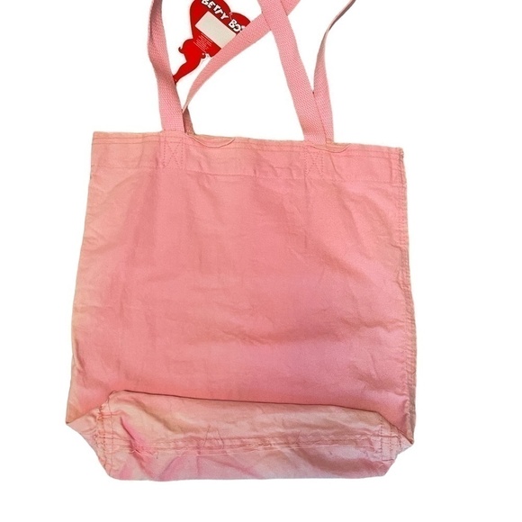 Betty Boop Pink Tie Dye Canvas Tote Bag - Picture 3 of 10